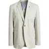 Johnston & Murphy Washed Cotton Stretch Dobby Sport Coat In Stone
