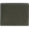 Johnston & Murphy Waxy Leather Billfold Wallet In Green