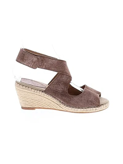 Pre-owned Johnston & Murphy Wedges In Brown