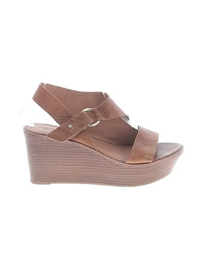 Pre-owned Johnston & Murphy Wedges In Tan