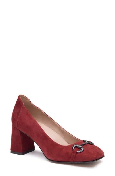 Johnston & Murphy Whitney Bit Pump In Red