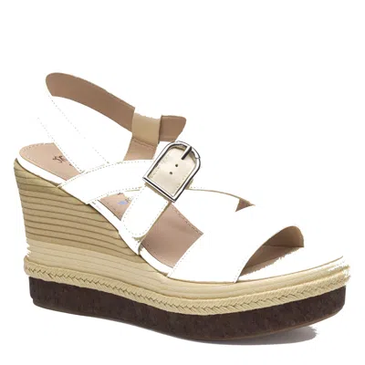 Johnston & Murphy Women's Addison Asymmetrical Wedge In Metallic