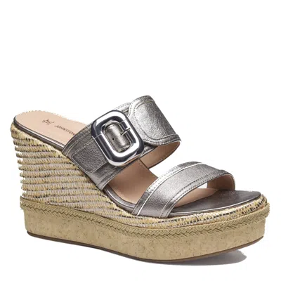Johnston & Murphy Women's Addison Buckle-strap Wedge In Multi