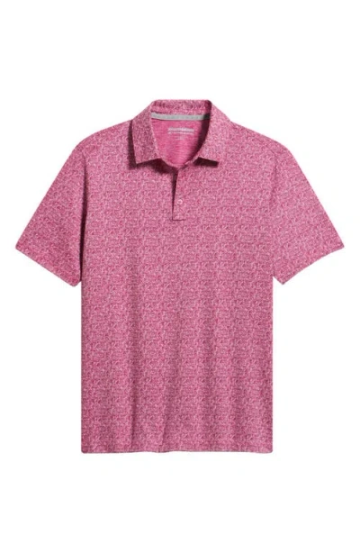 Johnston & Murphy Xc Ace Performance Polo In Purple