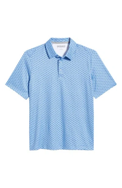 Johnston & Murphy Xc® Apex Performance Polo In Blue