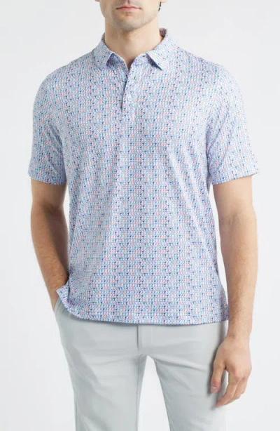 Johnston & Murphy Xc+™ Apex Performance Polo In Blue