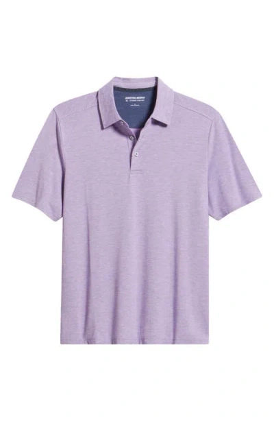 Johnston & Murphy Xc Apex Performance Polo In Purple