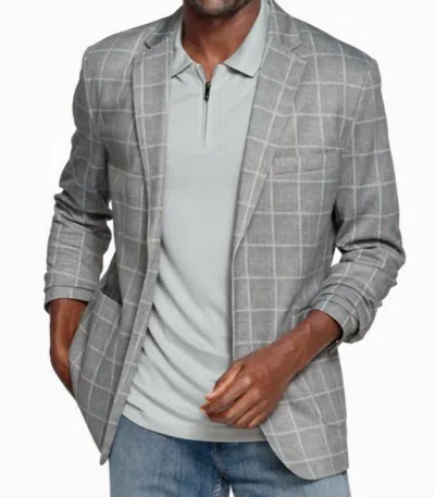 Johnston & Murphy Xc Flex Knit Blazer In Gray
