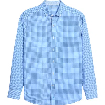 Johnston & Murphy Xc+™ Performance Game Day Gingham Button-up Shirt In Animal Print