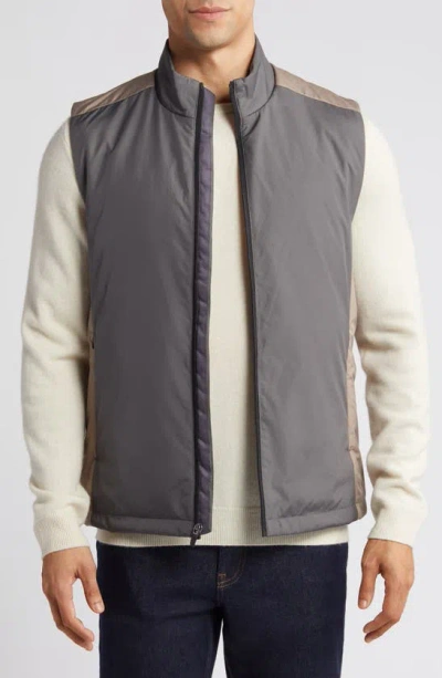 Johnston & Murphy Xc4 Colorblock Water Resistant Vest In Taupe
