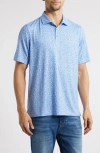 Johnston & Murphy Xc4® + Cool Degree™ Performance Golf Polo In Blue
