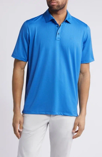 Johnston & Murphy Xc4 Cool Degree Performance Polo In Blue/navy