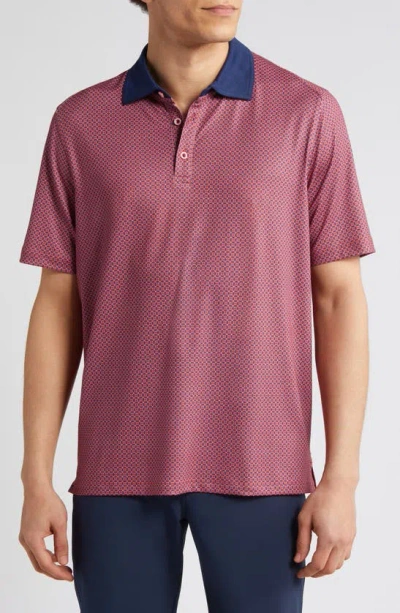 Johnston & Murphy Xc4 Cool Degree Performance Polo In Red