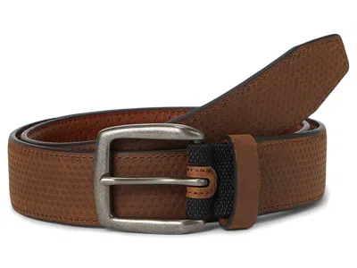 Johnston & Murphy Xc4 Perfed Casual Belt Men's Belts Tan: 40 In Brown