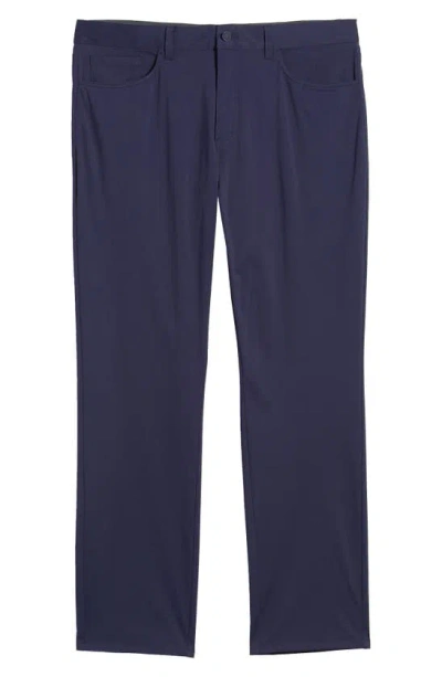 Johnston & Murphy Xc4 Performance Five-pocket Pants In Navy