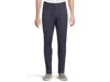 Johnston & Murphy Xc4 Performance Flat Front Pants In Blue