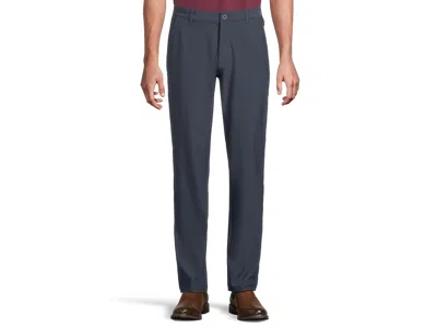 Johnston & Murphy Xc4 Performance Flat Front Pants In Blue