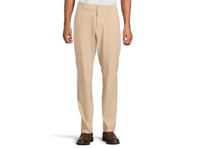 Johnston & Murphy Xc4 Performance Flat Front Pants In Neutral