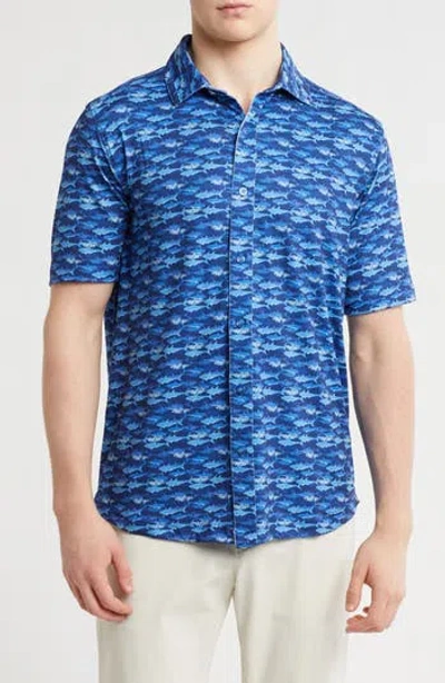 Johnston & Murphy Xc4® Performance Short Sleeve Button-up Shirt
