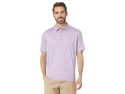 Johnston & Murphy Xc4 Performance Tonal Cocktail Polo In Purple