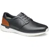 Johnston & Murphy Waterproof Xc4 Prentiss 2 Plain Toe Shoe In Black Waterproof Full Grain