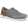 Johnston & Murphy Waterproof Xc4 Prentiss 2 Plain Toe Shoe In Gray Tumbled Nubuck