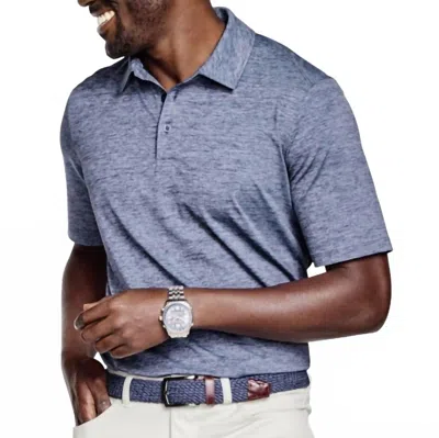 Johnston & Murphy Xc4 Printed Performance Polo In Navy In Blue