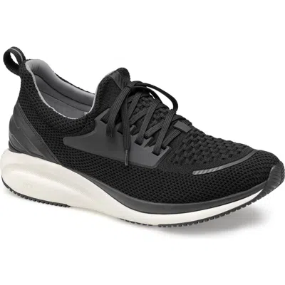 Johnston & Murphy Xc4® Tr1 Waterproof Sneaker In Black Knit/full Grain