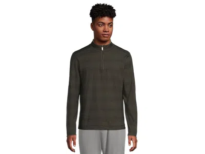 Johnston & Murphy Xc4(r) Performance Reversible Quarter-zip In Black