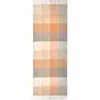 Johnstons Of Elgin Block Check Cashmere Fringe Scarf In Camel