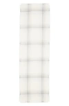 Johnstons Of Elgin Blurred Cashmere & Silk Bouclé Fringe Scarf In White