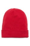 Johnstons Of Elgin Braemar Cashmere Beanie In Red