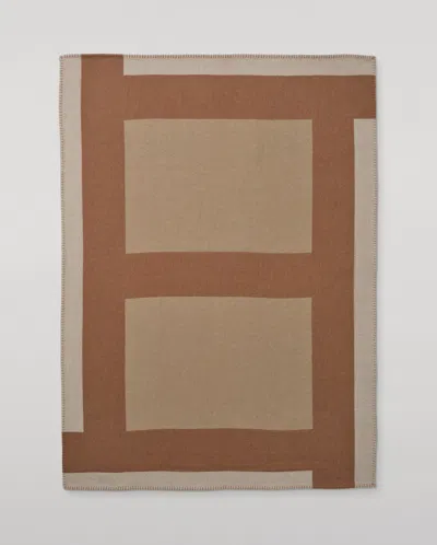 Johnstons Of Elgin Brown Geometric Throw