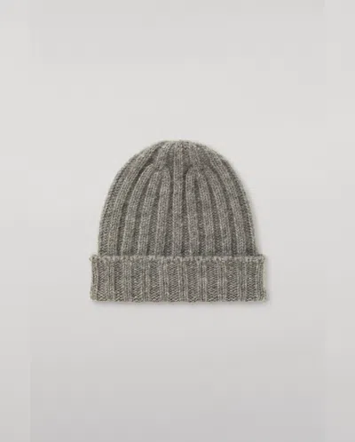 Johnstons Of Elgin Byrne Grey Cashmere Silk Beanie