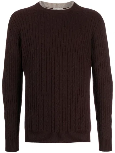 Johnstons Of Elgin Cable-knit Cashmere Jumper In 红色