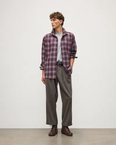 Johnstons Of Elgin Capercaillie Red Plaid Over In Multicolored