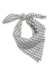 Johnstons Of Elgin Cashmere & Silk Square Scarf In Beige