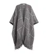 Johnstons Of Elgin Cashmere-blend Texture Cape In Gray