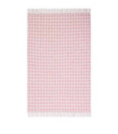 Johnstons Of Elgin Cashmere Donegal Baby Blanket In Pink