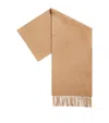 Johnstons Of Elgin Cashmere Fringe Scarf In Brown
