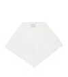 Johnstons Of Elgin Cashmere Gauzy Triangle Neck Tie In White