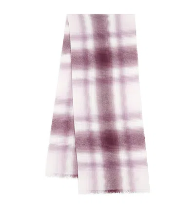 Johnstons Of Elgin Cashmere Ombré Stole In Pink