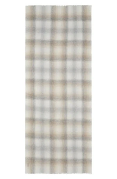 Johnstons Of Elgin Cashmere Scarf In Grey