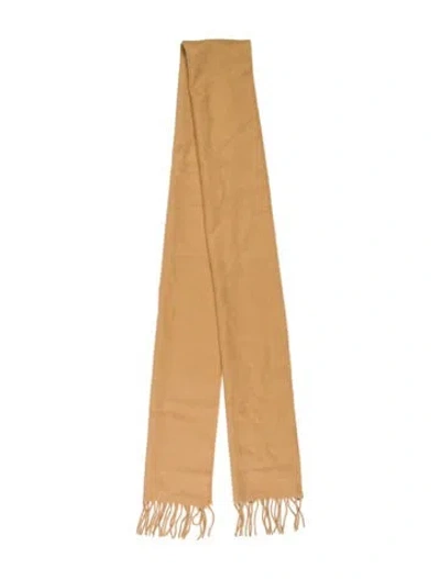 Pre-owned Johnstons Of Elgin Cashmere Scarf In Neutral
