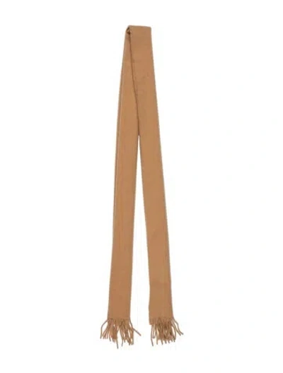 Pre-owned Johnstons Of Elgin Cashmere Scarf In Neutral