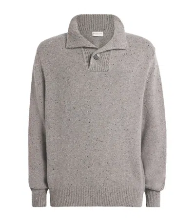 Johnstons Of Elgin Cashmere Sweatshirt In Gray