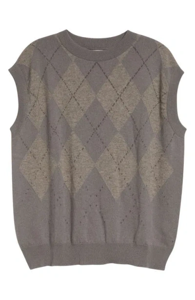 Johnstons Of Elgin Clan Argyle Plaid Cashmere Sweater Vest In Multi