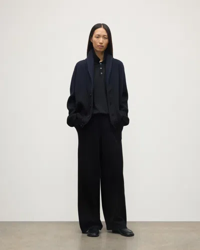Johnstons Of Elgin Coll Black Cashmere Trouser