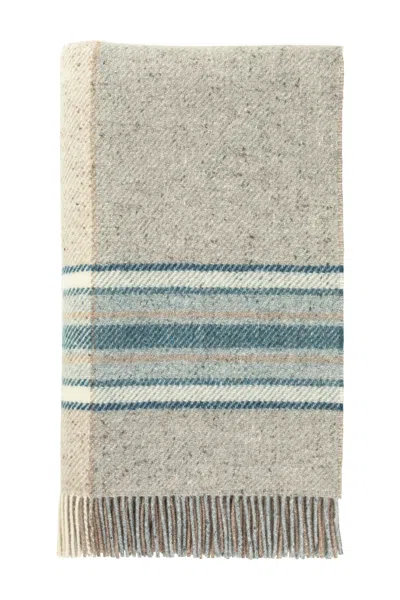 Johnstons Of Elgin Donegal Check Bed Blue Throw
