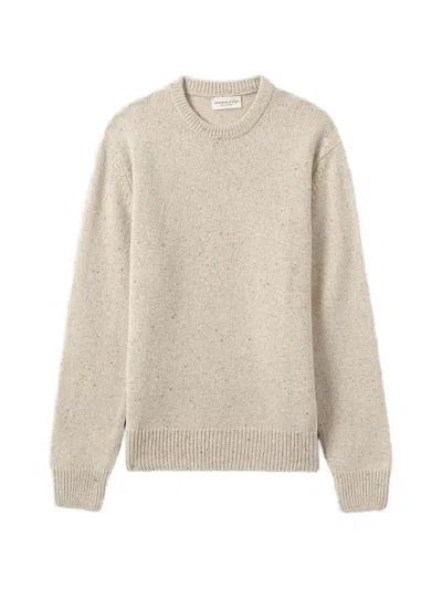Johnstons Of Elgin Donegal Knitted Sweater In Neutral